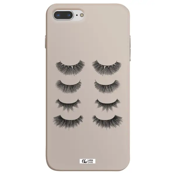 Eyelids Apple iPhone 7 plus Silicone Stone Case