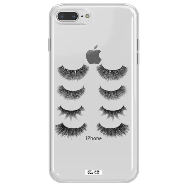 Eyelids Apple iPhone 8 plus Clear TPU Case
