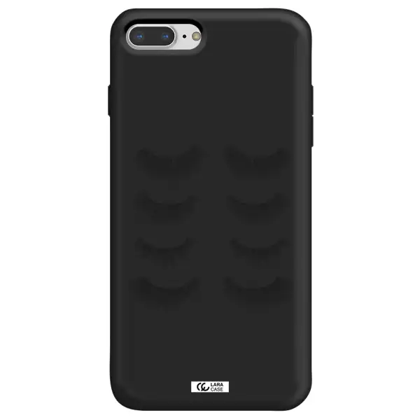 Eyelids Apple iPhone 8 plus Silicone black Case