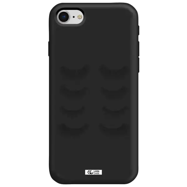 Eyelids Apple iPhone se 2020 Silicone black Case