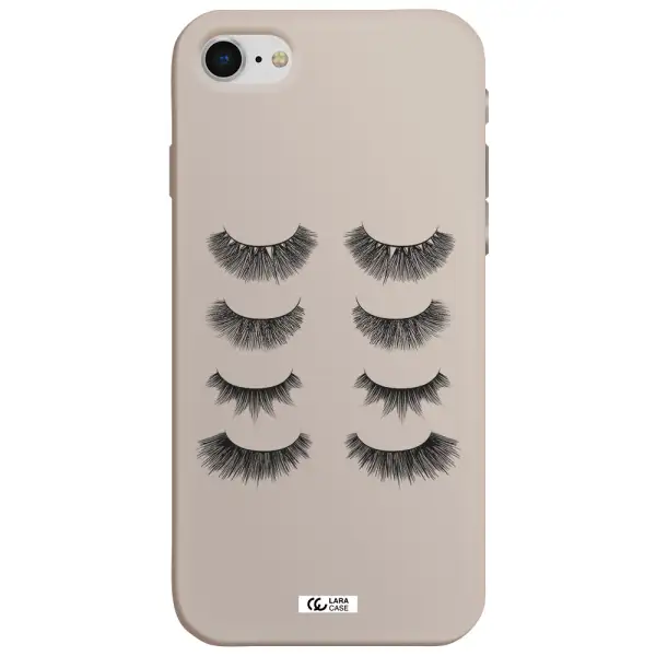 Eyelids Apple iPhone se 2020 Silicone Stone Case