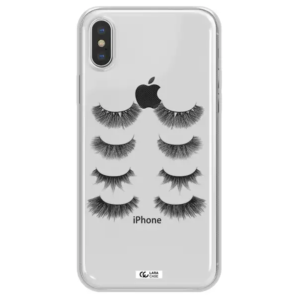 Eyelids Apple iPhone XS max Clear TPU Case