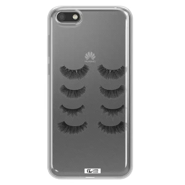 Eyelids Huawei Y5 2018 Clear TPU Case