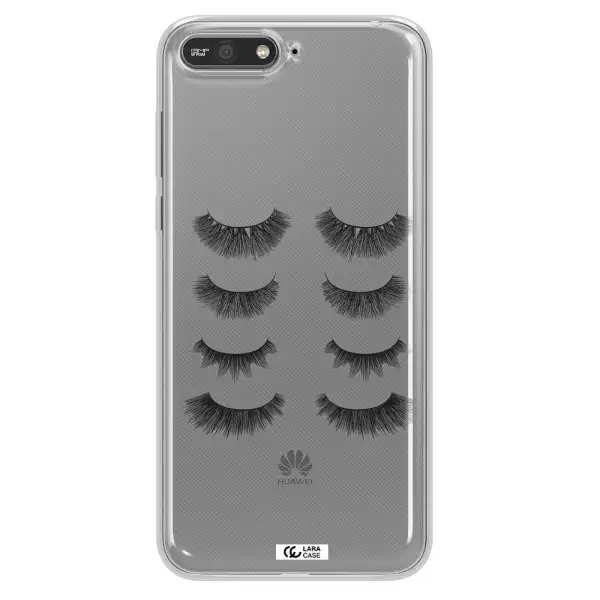 Eyelids Huawei Y6 2018 Clear TPU Case