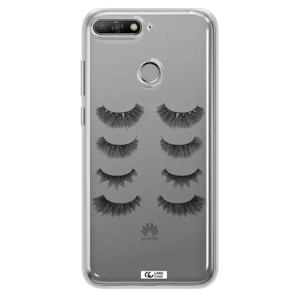 Eyelids Huawei Y6 Prime 2018 Clear TPU Case