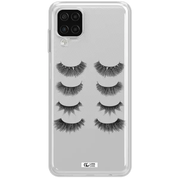 Eyelids Samsung A12 4g Clear TPU Case