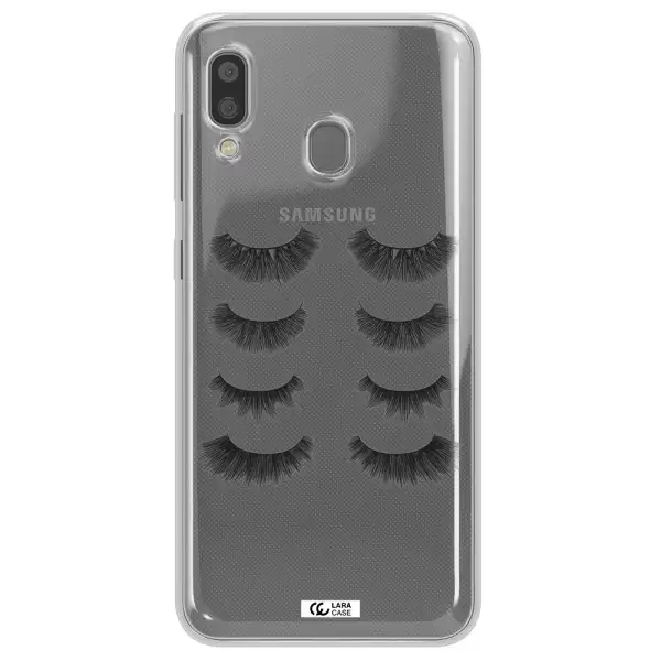 Eyelids Samsung A20 Clear TPU Case