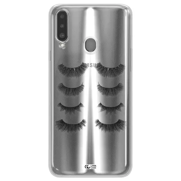 Eyelids Samsung A20S Clear TPU Case