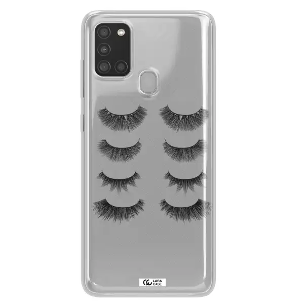 Eyelids Samsung A21S Clear TPU Case