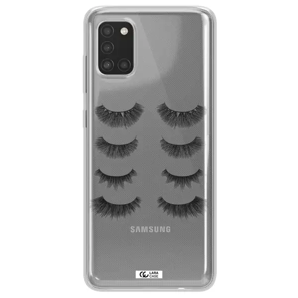 Eyelids Samsung A31 Clear TPU Case