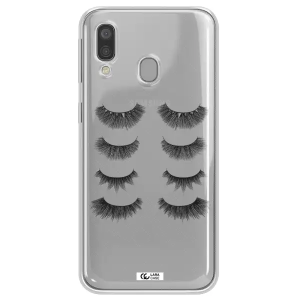 Eyelids Samsung A40 Clear TPU Case