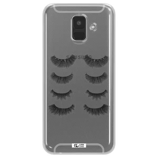 Eyelids Samsung A6 Clear TPU Case