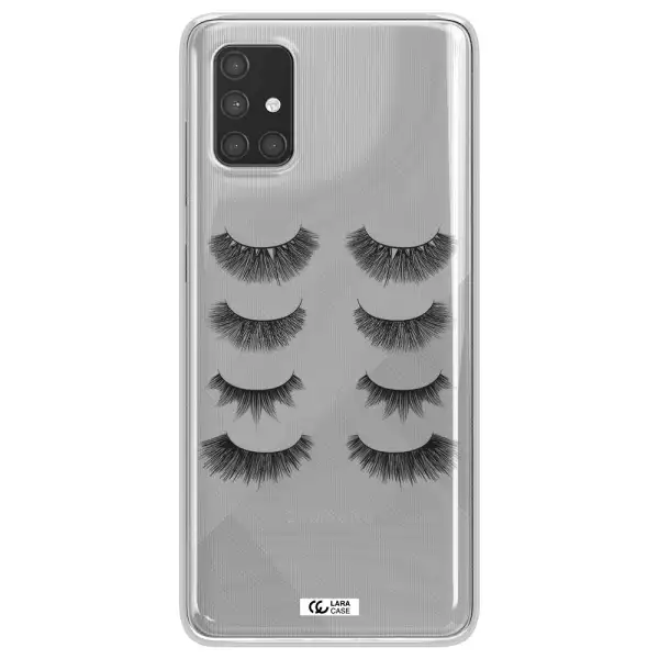 Eyelids Samsung A71 Clear TPU Case