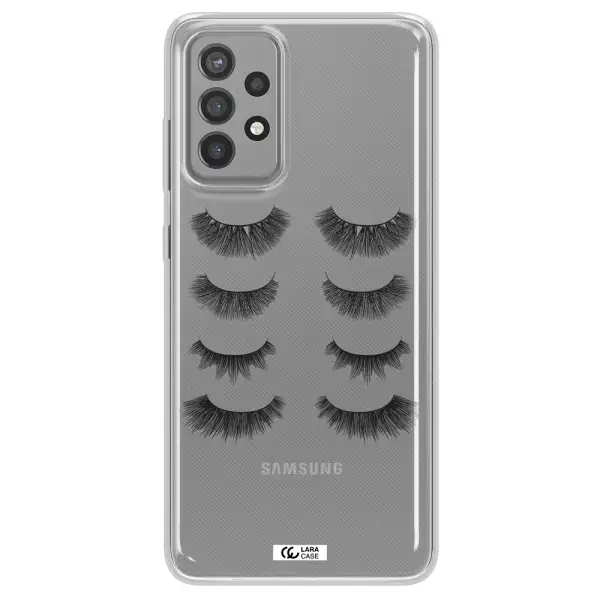Eyelids Samsung A72 Clear TPU Case