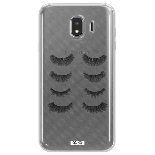 Eyelids Samsung J4 Clear TPU Case