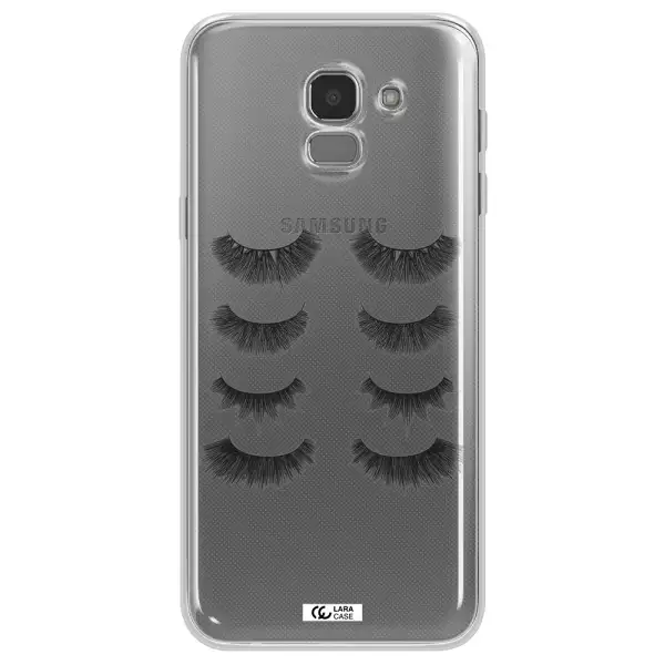 Eyelids Samsung J6 Clear TPU Case