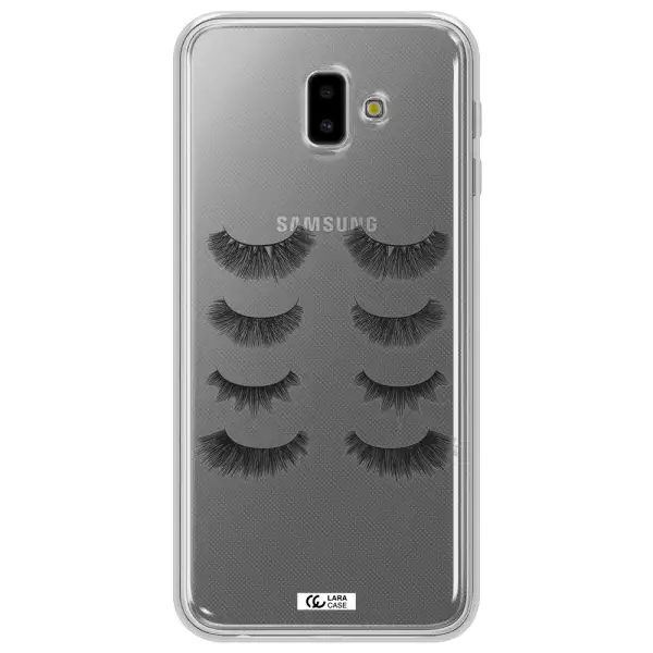 Eyelids Samsung J6 Plus Clear TPU Case