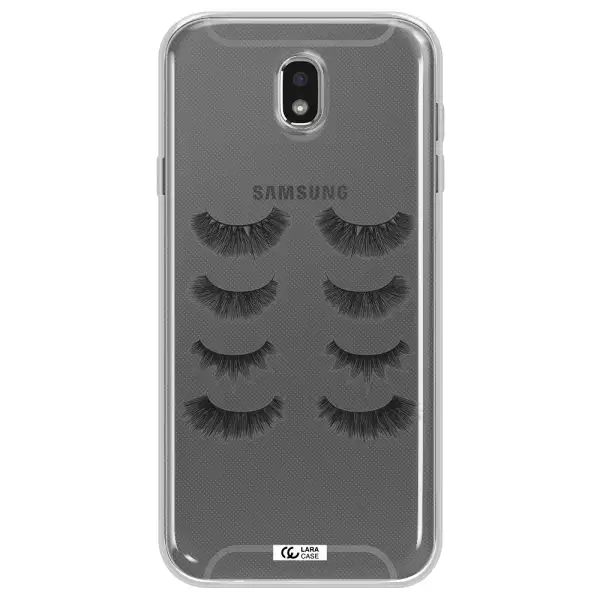 Eyelids Samsung J7 Pro Clear TPU Case