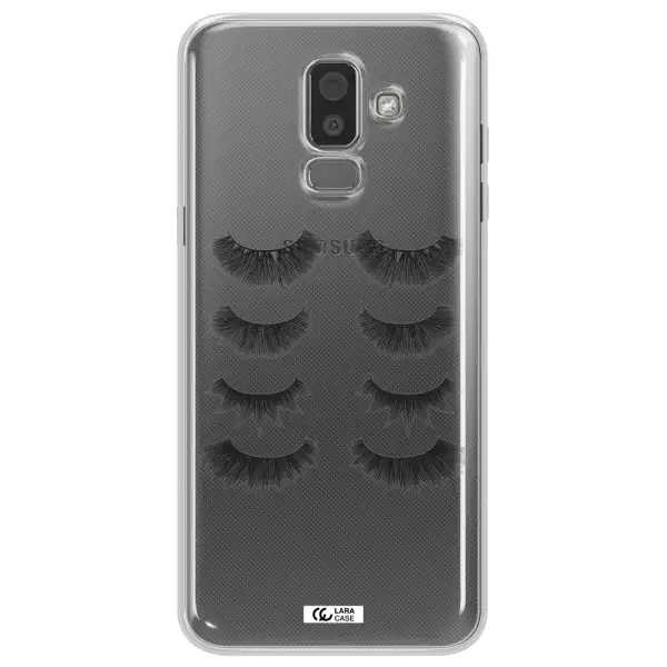 Eyelids Samsung J8 Clear TPU Case