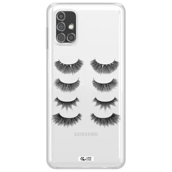 Eyelids Samsung M31S Clear TPU Case