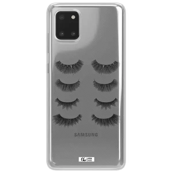 Eyelids Samsung Note 10 Lite Clear TPU Case