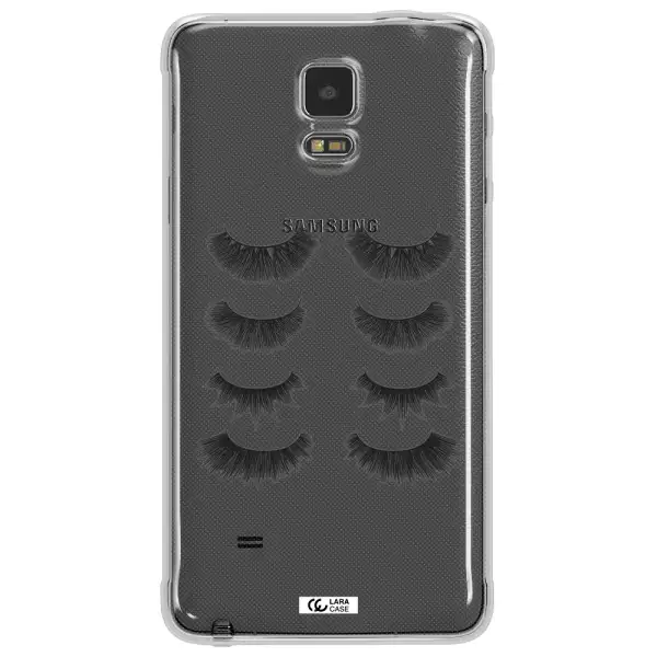 Eyelids Samsung Note 4 Clear TPU Case