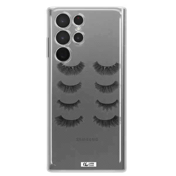Eyelids Samsung S 22 Ultra Clear TPU Case