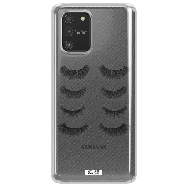 Eyelids Samsung S10 Lite Clear TPU Case