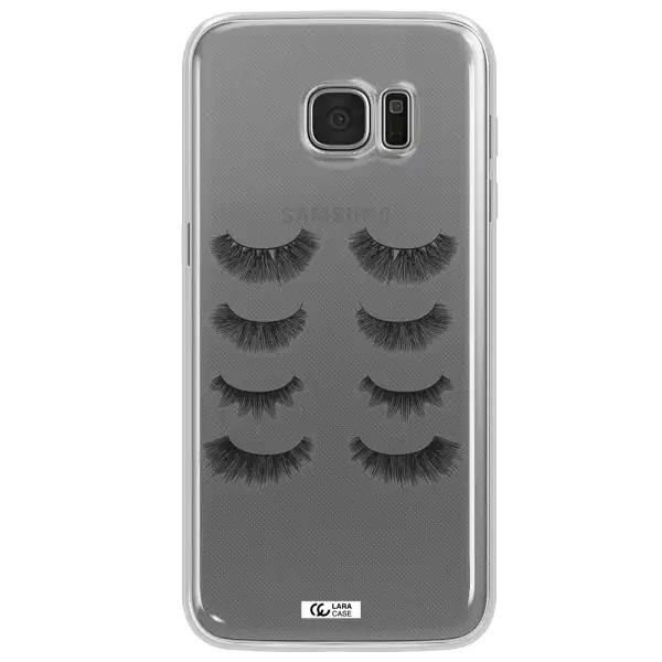 Eyelids Samsung S7 Edge Clear TPU Case