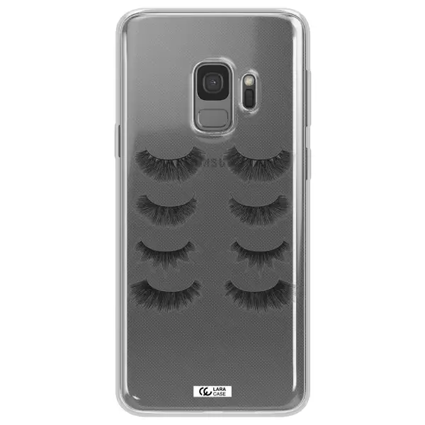 Eyelids Samsung S9 Clear TPU Case