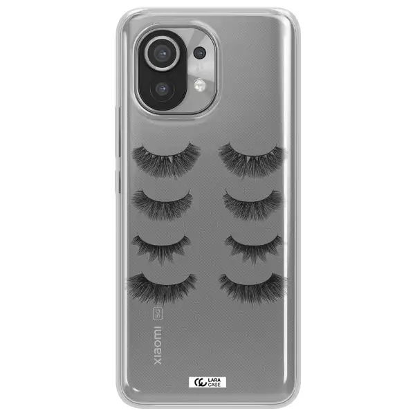 Eyelids Xiaomi Mi 11 Clear TPU Case
