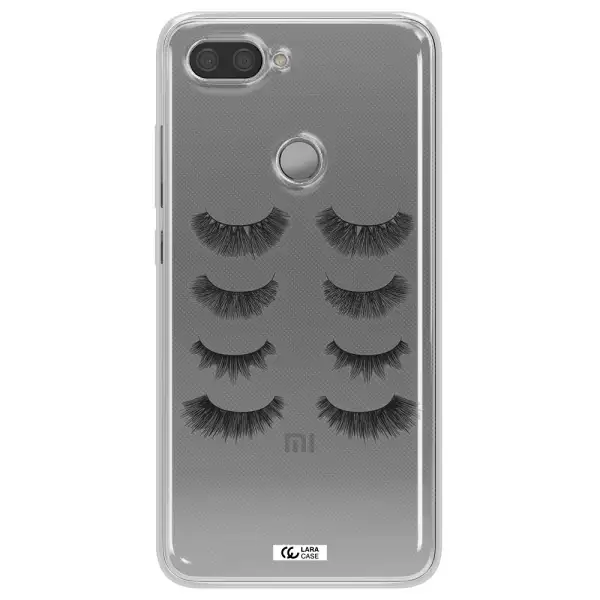 Eyelids Xiaomi Mi 8 Lite Clear TPU Case