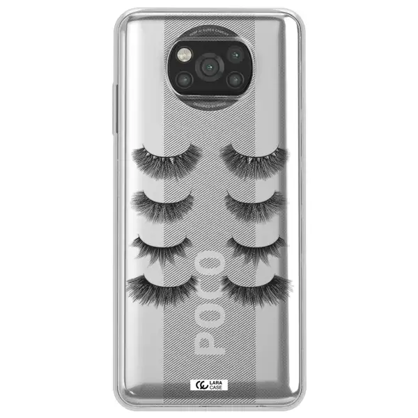 Eyelids Xiaomi Poco X3 Clear TPU Case
