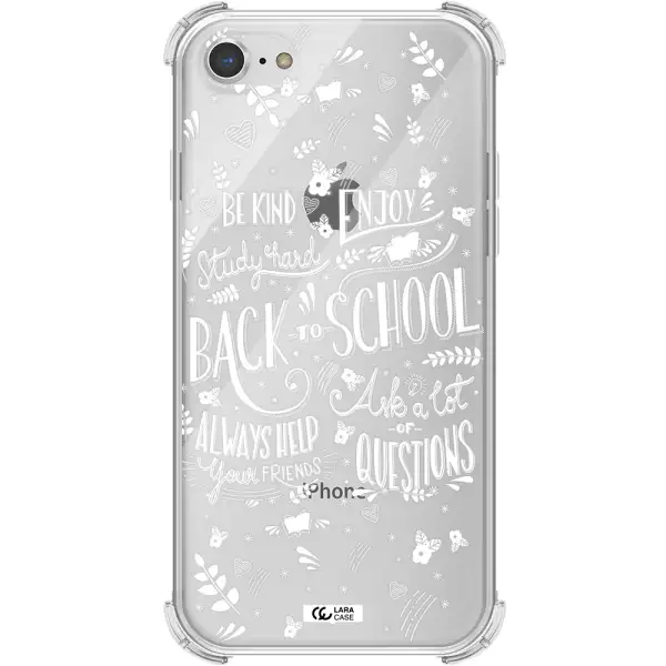 Back To School Apple iPhone 7 Clear PC Case