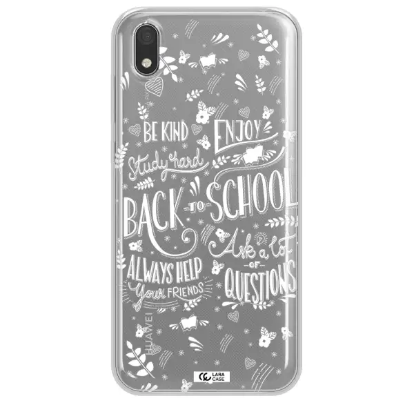 Back To School Huawei Honor 8S Clear TPU Case