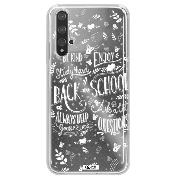 Back To School Huawei Nova 5t Clear TPU Case