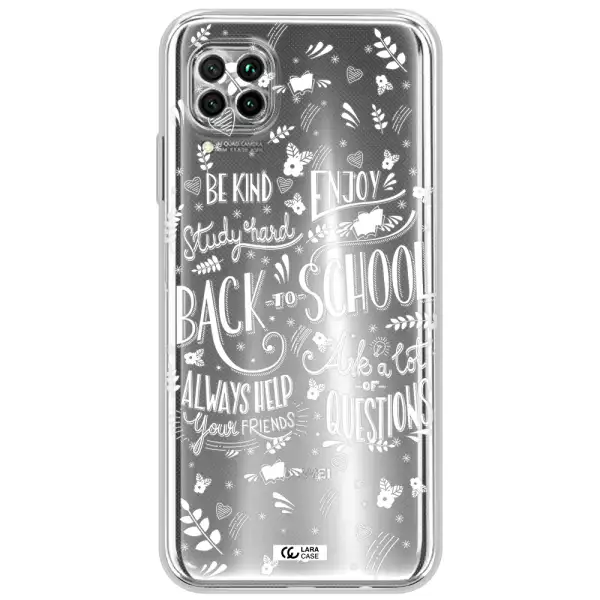 Back To School Huawei Nova 7I Clear Tpu Case