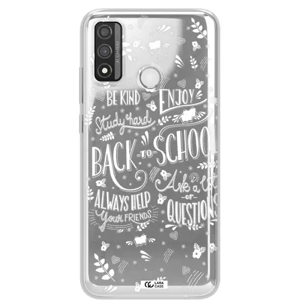 Back To School Huawei P Smart 2020 Clear TPU Case
