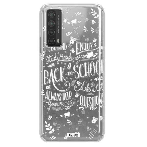 Back To School Huawei P Smart 2021 Clear TPU Case