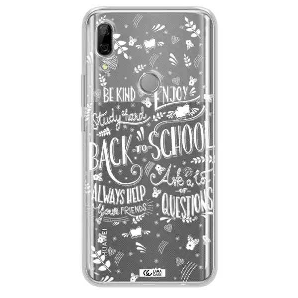 Back To School Huawei P Smart Z Clear TPU Case