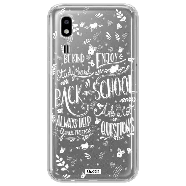 Back To School Samsung A2 Core Clear TPU Case
