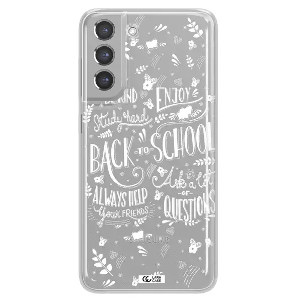 Back To School Samsung A21 Fe Clear TPU Case
