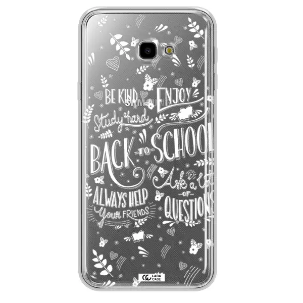 Back To School Samsung J4 Plus Clear TPU Case