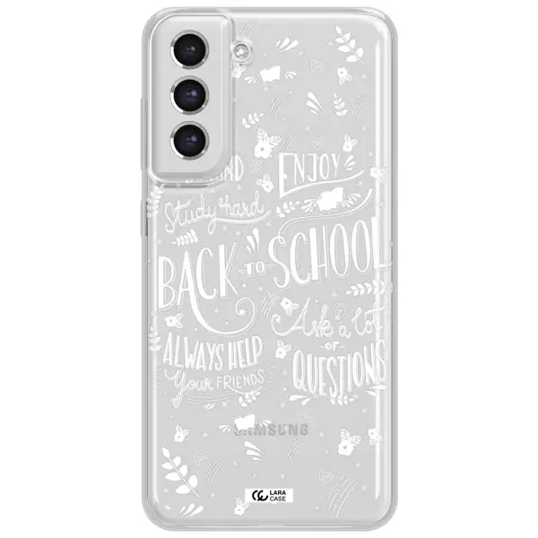 Back To School Samsung S21 Fe Clear Tpu Case