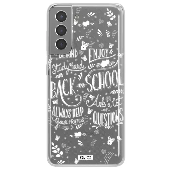 Back To School Samsung S21 Plus Clear TPU Case