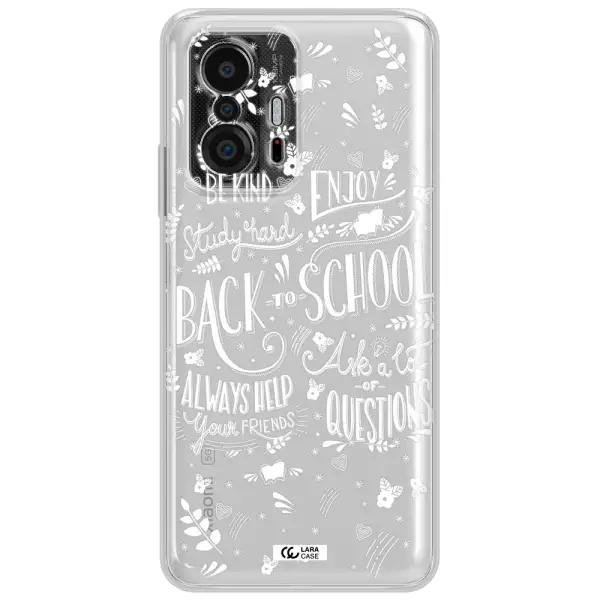 Back To School Xiaomi 11T Clear Tpu Case