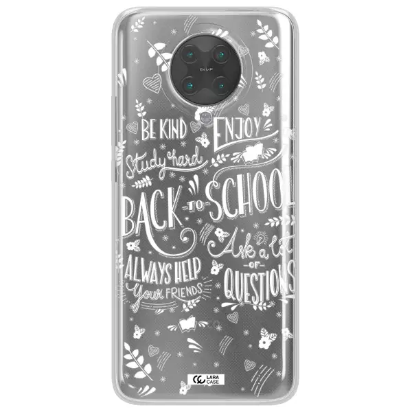 Back To School Xiaomi Poco F2 Pro Clear TPU Case