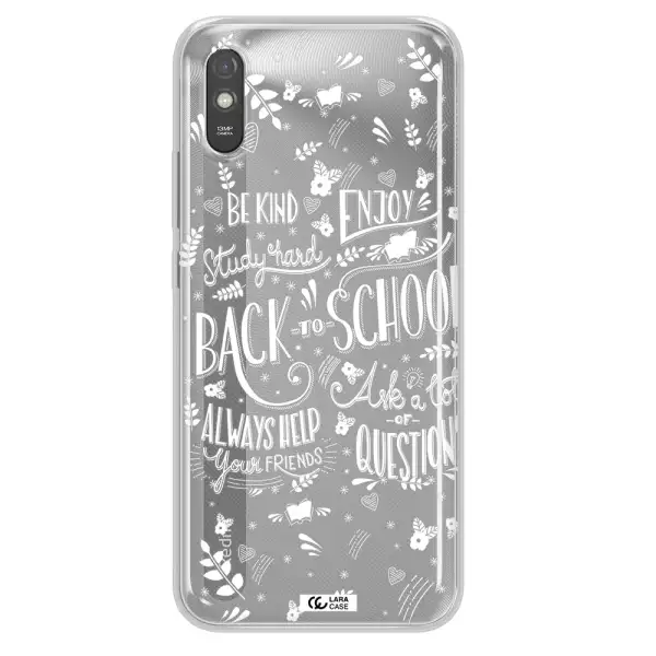 Back To School Xiaomi Redmi 9A Clear TPU Case
