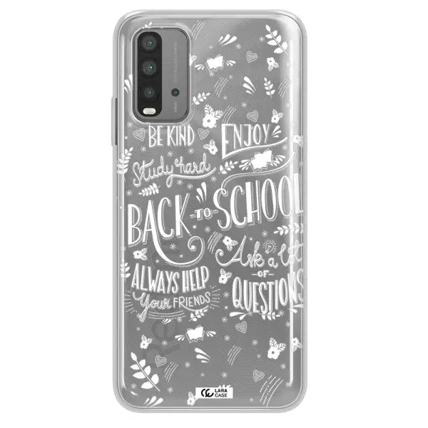 Back To School Xiaomi Redmi 9T Clear TPU Case