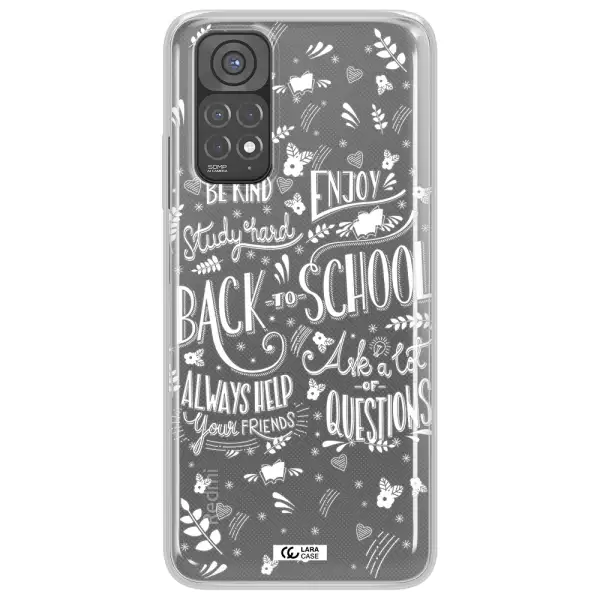 Back To School Xiaomi Redmi Note 11 Clear TPU Case